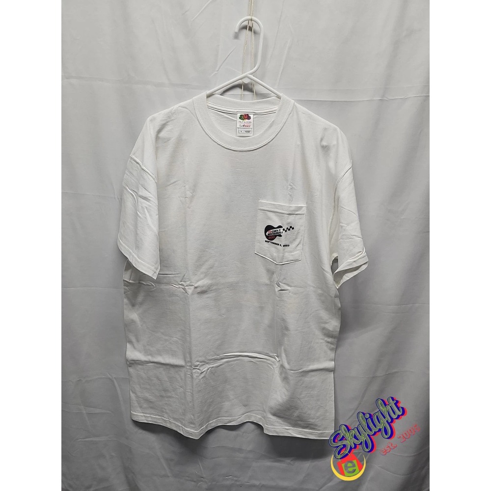 Haynes Mens White 2003 Chevy Rock and Roll T Shirt Richmond International Sz‎ Xl